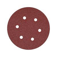 Круг шлифовальный 150mm  Р80 с 6 отверстиями (50шт)  