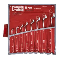 Комплект накидных ключей,8пр.(6X7,8X9,10X11,12X13,14X15,16X17,18X19,20х22 мм Stab ...
