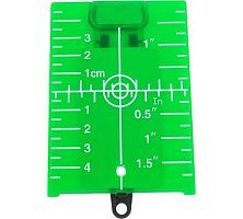 Магнитная мишень для лазерного нивелира (зелёная)  