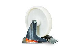 Колесо поворотное полипропилен SRCnb 80 200 мм с тормозом (N), шт  ...