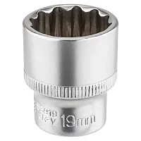 Головка 19мм (12гр.), 3/8" RockFORCE 