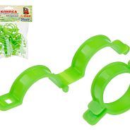 Клипса для подвязки растений, d25 mm, 24 шт  ОСТРОВ КОМФОРТА 4814692001650