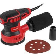 Эксцентриковая шлифмашина LX RS 1230 в кор. (280 Вт, 125 mm, 6000 - 13000  об/мин, Амплитуда колебан...WORTEX 1334376