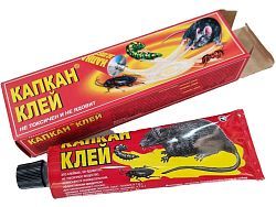 Клей от крупных грызунов и насекомых КАПКАН (туба 135 г)  