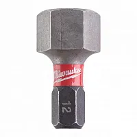 Бита Shockwave Hex12 25 мм (2 шт), MILWAUKEE 