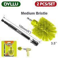 Щетка средней жесткости с держателем 150 мм  