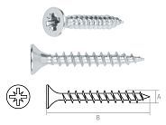 Шуруп универсальный 3.5х16 mm белый цинк (50 шт)  STARFIX SMZ1-52596-50