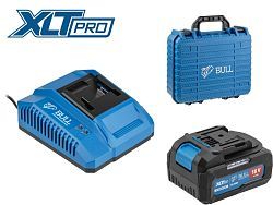 Набор аккумулятор 4 А*ч и зарядное устройство 1х4 А  XLTpro в чем. SET (18 В, АКБ 1х4 А*ч, Li-ion, З...
