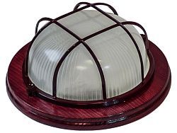 Светильник круг/вишня/решетка, 60Вт, IP54 (НБО 03-60-032) (1хЕ27, банник)  ...