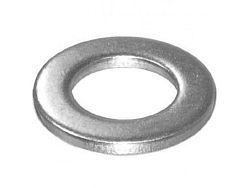 Шайба М12 плоская, цинк, DIN 125 (10 шт в зип-локе)  