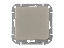 Выключатель 1 клав. (cкрытый, 10А) песочный, Astrum  