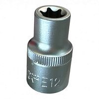 Головка торцевая 1/2" TORX Е12, L38 мм, CrV  