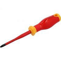 Отвертка крестовая PZ2х100мм EXTRA SLIM, изолированная, S2  