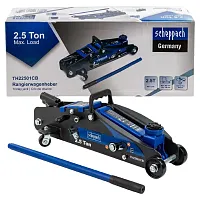 Домкрат подкатной гидравлический 2.5т с фиксацией (h min 140мм, h max 387мм)  ...