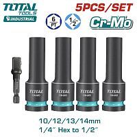 Набор ударных головок 1/2 "   (5 шт)