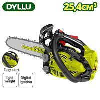 Бензопила,-х тактный, 25,4 см, 1,1л.с., 0,8кВт, 3200±100об/мин,  