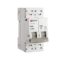 Авт. выкл. 2P 20А (C) 4,5kA ВА 47-63N PROxima  