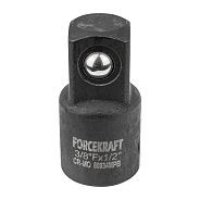 Адаптер-переходник ударный 3/8"(F)х1/2"(M)  FORCEKRAFT FK-80934MPB
