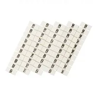 Маркеры для JXB-ST/Push-in 4 с нумерацией 100-150 (100 шт.)  