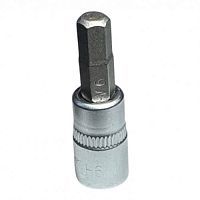 Головка 1/4" с насадкой HEX 6 мм, длина 37 мм  