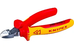 Бокорезы VDE 1000V, L-140 мм, твёрдость кромок 62 HRC, хром., 2-комп. рукоятки  ...