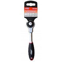 Ключ трещоточный для головок 1/4" 72T с вращающейся головкой CrV  ...