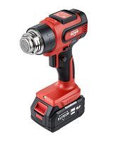 Термопистолет (фен) аккумуляторный ТВА 20СЛ2 20В, 1АКБ 4,0 А/ч,  300 / 550°C ,   ...