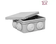 Коробка распределительная КМР-030-031 с крышкой наружная (85х85х40) 8 мембр. вводов IP55  ...EKF plc-kmr-030-031