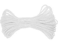 Канат полиэфирный тросовой свивки 3мм х20м  