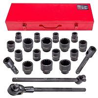 Набор инструментов ударных 21пр, 3/4'', 12гр. (17-50мм)  