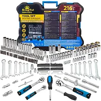 Набор инструментов 216пр. 1/4", 3/8", 1/2" (6гр.)  