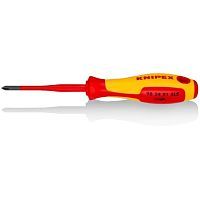 Отвёртка PlusMinus PH/S 1 Slim VDE 1000V, длина стержня 80 мм, L-187 мм   