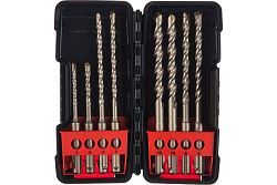 Набор буров по бетону SDS-Plus-3 5-10 мм (8 шт) Toughbox  