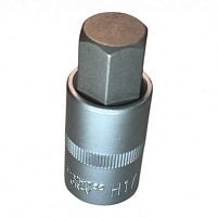 Головка 1/2" с насадкой HEX 17 мм, длина 55 мм  