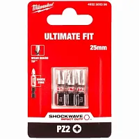 Бита ударная Shockwave Impact Duty PZ2 25 мм (3 шт)  
