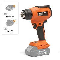 Фен строительный (термовоздуходувка) , 21В, БЕЗ АКБ, DAEWOO 