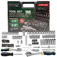 Набор инструментов 108пр. 1/4" 3/8" 6pt RockFORCE LIGHT 