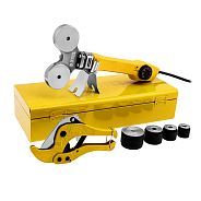 Аппарат для сварки пластиковых труб DWP-750, 750Вт, 260-300 град.,компл насадок, 20 - 40 mm  ...DENZEL 94203