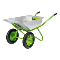 Тачка садово-строительная 2-х колесная, грузоподъемность 230 кг, объем 110 л СИБРТЕХ ...