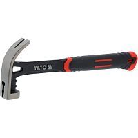 Молоток столярный с гвоздодером 500 гр, 345 мм, цельнометаллический, кованый, магнит  ...