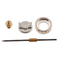 Ремкомплект для краскораспылителя 4 предмета: сопло 1.5 mm, игла, форсунка, зажим сопла  ...