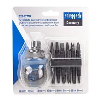 Отвертка реверсивная с набором бит  