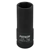 Головка ударная глубокая тонкостенная 21мм (6гр.), 1/2" PATRON ...