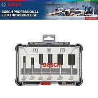 Набор_Фрезы по дереву пазовые (6 шт / хв 1/4" / Pro),  