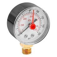 Манометр стрелочный показывающий, 11 Бар  AV Engineering AVE404001