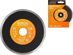 Алмазный круг 125х22 мм по керамике сплошн.STANDART (мокрая резка, диск)  ...