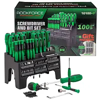 Набор отверток и бит 100пр. RockFORCE 