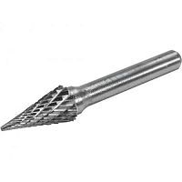 Шарошка металлическая коническая заостренная 10х18x58мм для обработки металла  ...