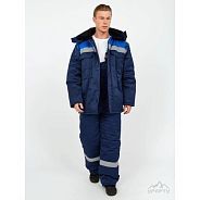 Костюм (куртка+п/к) утепленный "Легион-К" (синий+василек, грета) р-р 48-50 рост 182-188, Р... 