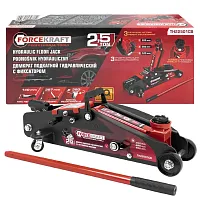 Домкрат подкатной гидравлический 2.5т с фиксацией (h min 140мм, h max 387мм)  ...